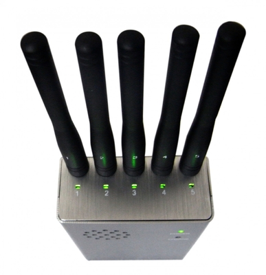 3G 4G 무선 신호를 막는 장치를 움직이지 않게 하는 선택할 수 있는 5 밴드 셀룰라 전화 와이파이