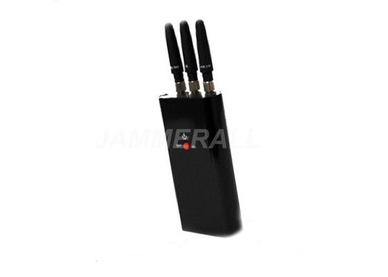 품질  3 Antennas Portable Cell Phone Jammer , Mini - Pocket Size Mobile Signal Jammer 공장