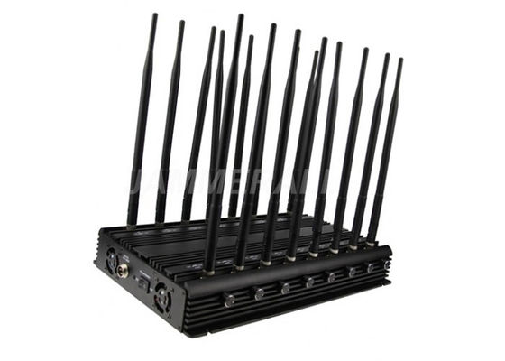 품질  16 Antennas UHF VHF Jammer , All - In - One Cell Phone Signal Blocker 공장